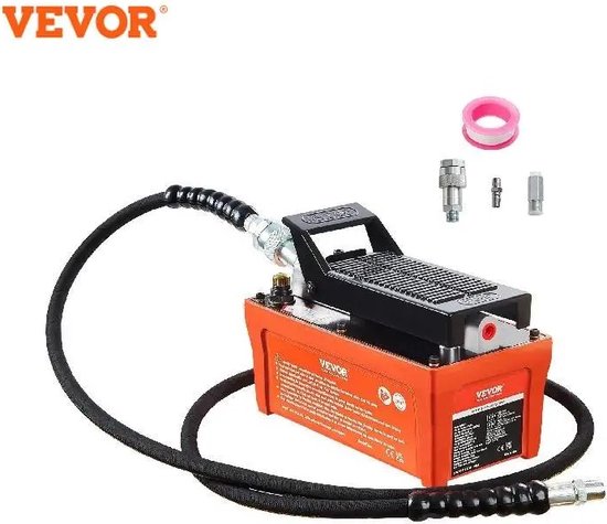 Collox Luchthydraulische Pomp – 10.000 PSI, 1/2 Gal Reservoir, NPT 3/8" Olieuitlaat en NPT 1/4" Inlaat voor Auto Body Frame van Merkloos