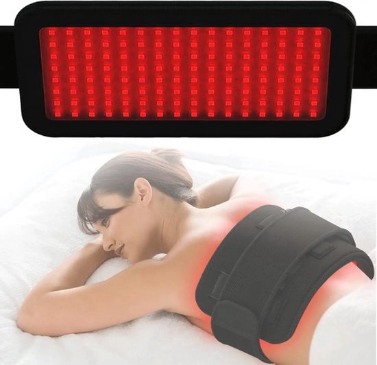 Collox Rood licht therapie riem - Verwarmingsriem - Verlichting bij pijn - Te gebruiken op verschillende plekken van het lichaam van Collox