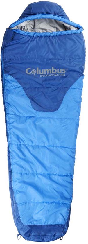 Columbus Aneto Junior Slaapzak Blauw Short / Right Zipper Jongens,Meisjes van COLUMBUS