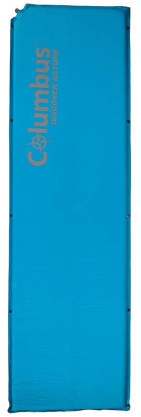 Columbus Sm9 Self Opblaasbaar Matras Blauw 183 x 51 x 3 cm van Merkloos