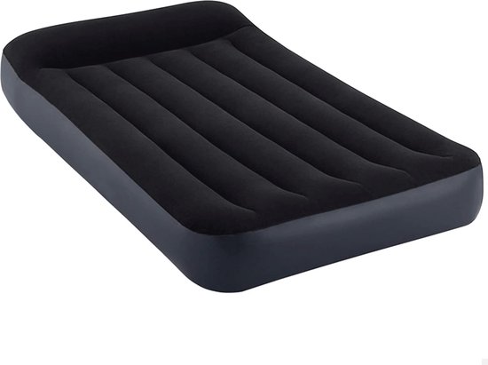 Comfort Elevated Luchtbed met Ingebouwde Pomp - Eenpersoons 52cm x 203cm x 51cm van Merkloos