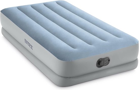 Comfort Luchtbed Eenpersoons met Fastfill Pomp - 99x191x36 cm van Merkloos