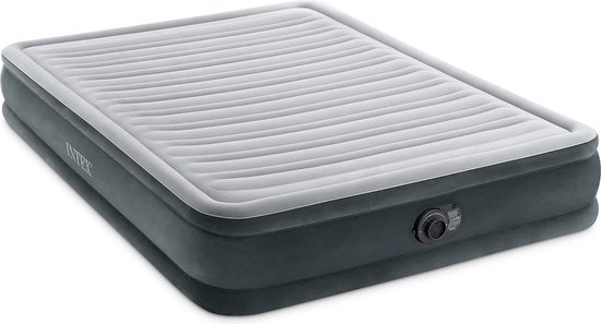 Comfort pluche luchtbed met Fiber-Tech RP, opgeblazen afmetingen: 152 cm x 203 cm x 33 cm (67770ND) van Intex