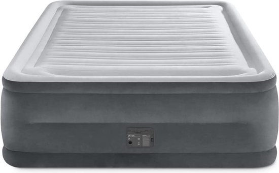 Comfort Plush Luchtbed met Ingebouwde Pomp - 2-Persoons (152cm x 203cm x 56cm) van Intex