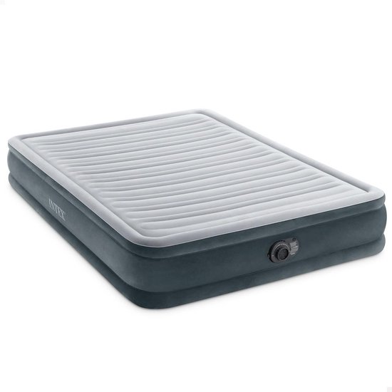 Comfort Plush Luchtbed - Tweepersoons met Ingebouwde Pomp van Intex