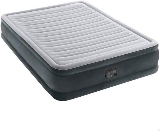 Comfort Plush Luchtbed voor 2 Personen met Ingebouwde Pomp - 152cm x 203cm x 33cm van Intex