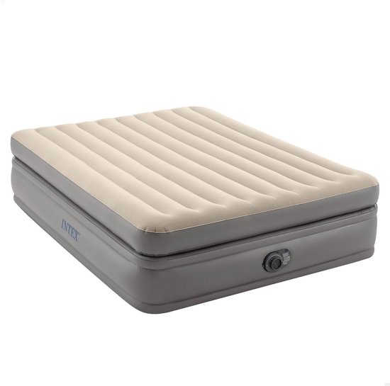 Comfort Verhoogd Luchtbed 2-Persoons met Ingebouwde Pomp - 152 x 203 x 51 cm van Intex