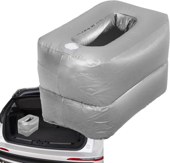 Comfortabel Opblaasbaar Luchtbed voor Achterbank Auto Reizen en Slapen van Merkloos