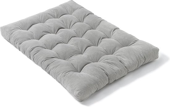 Comfortabel Slaapmatras / Futon Bank 160x200 cm - Dikke Schuimvulling & Zachte Corduroy Stof van Merkloos