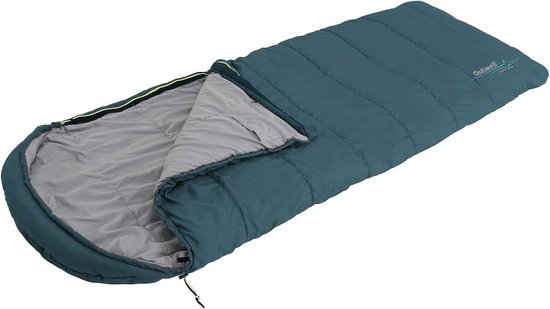 Comfortabele 3-Seizoenen Slaapzak Rechthoekig 195 cm Blauwgroen