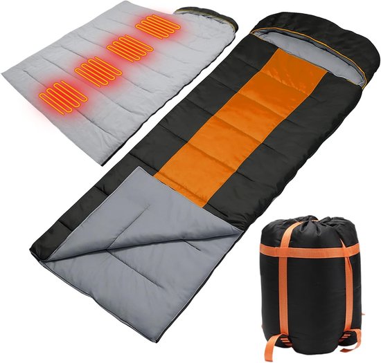 Comfortabele en Waterdichte Slaapzak voor Volwassenen en Kinderen, Ideaal voor Kamperen, Wandelen en Avontuurlijke Activiteiten, Ultralicht en Compact van Merkloos