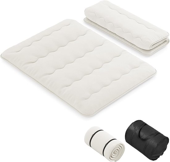 Comfortabele Japanse Futon Matras 140x200 cm - Opvouwbaar en Draagbaar van Merkloos