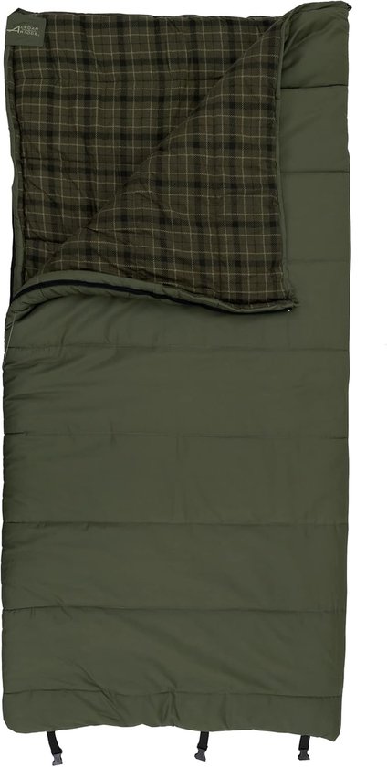 Comfortabele Kampeer Slaapzak - Warmte-isolerend met Katoen Flanel Voering van Merkloos