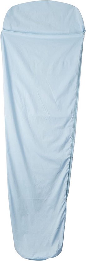 Comfortabele Lakenzak Mummy voor Slaapzak, Blauw, 220x80x50 cm