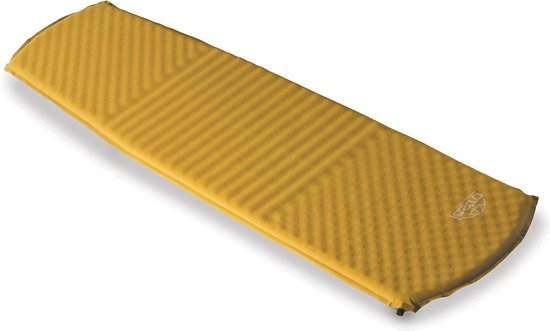 Comfortabele zelfopblazende slaapmat - Slaapmumie - Geel - 183 x 51/43 x 35 cm van Slaapmumie
