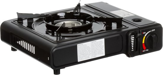 Compact Camping Gasfornuis met 1 Vlam en Veiligheidssysteem
