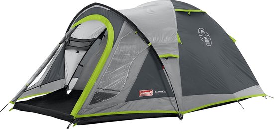 compacte 2-4 persoons koepeltent, lichtgewicht 2-4 persoons kampeer- en wandeltent, 100% waterdicht, ingenaaid grondzeil, compacte en lichtgewicht iglo-trekkingtent, snel op te zetten van Forceatt