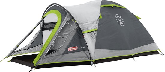 Compacte 2-persoons tent voor wandelen en kamperen, waterdicht met snelle montage
