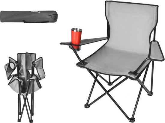 "Compacte Comfort Strandstoel met Opberghoes en gratis E-BOOK - Grijs - Visstoel - Strandstoel opvouwbaar - Strandstoel inklapbaar - Strandstoel verstelbaar - Strandmat - Visstoeltje opbouwbaar " van XQ Max