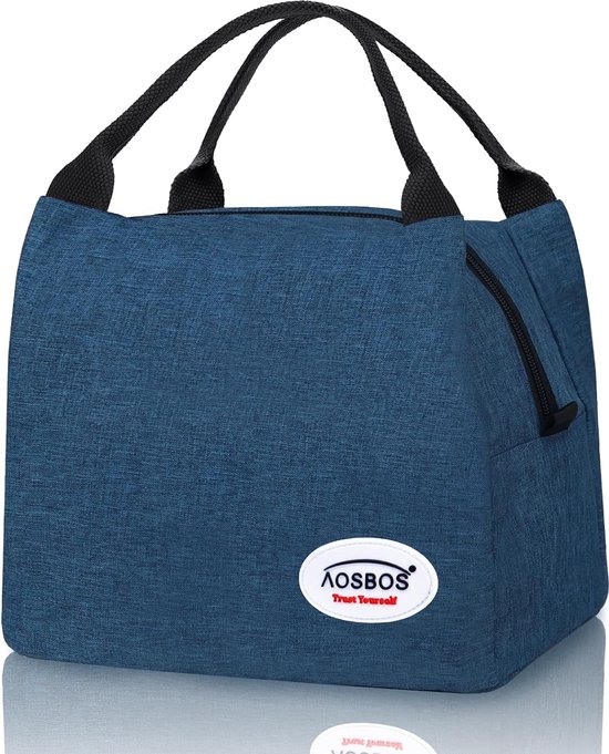 Compacte geïsoleerde lunchzak - Draagbare thermische tas voor dames en heren, 8.5L, waterdicht, opvouwbaar van FlowFly