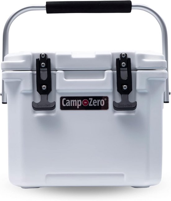 Compacte Koelbox 10 Liter - Premium Ijskist met Bekerhouders en Draaggreep - Wit van Merkloos