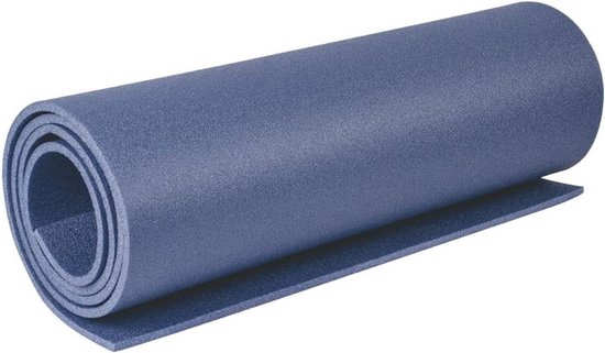 Compacte Slaapmat - Schuimmatras Wandelen - Kamperen en Hiken - Waterdicht en Wasbaar - 145 x 50 cm - Blauw van Merkloos