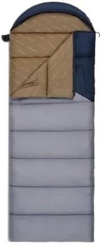 Compacte Slaapzak - Draagbaar Model - Buiten Reizen - Geïsoleerde Warmte - 190+30cm - Blauw
