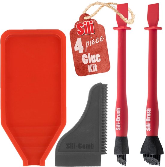 Complete Siliconen Lijm Set voor Diverse Reparaties en Knutsels van Merkloos