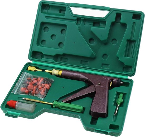 Complete Tubeless Bandenreparatieset met Ronde Gaten voor Effectieve Bandenreparatie en Onderhoud