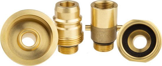 Complete universele LPG vulnippel set voor heel Europa 22mm van Merkloos