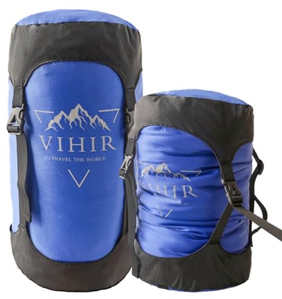 Compressiezak voor Slaapzakken - 10, 14, 20L - Waterdicht en Ultralicht - Ruimtebesparende Oplossing voor Camping, Outdoor en Reis