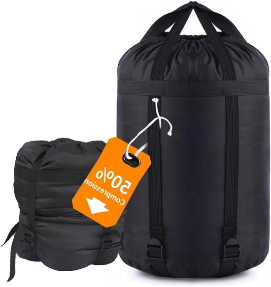 Compressiezakken voor Slaapzakken en Kleding - 2 Stuks Waterdicht Oxford Stof voor Kamperen en Reizen van Merkloos