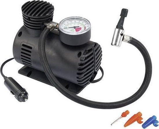 Compressor 20,5 Bar - 12 Volt Sigaretten plug - Zwart van Carpoint