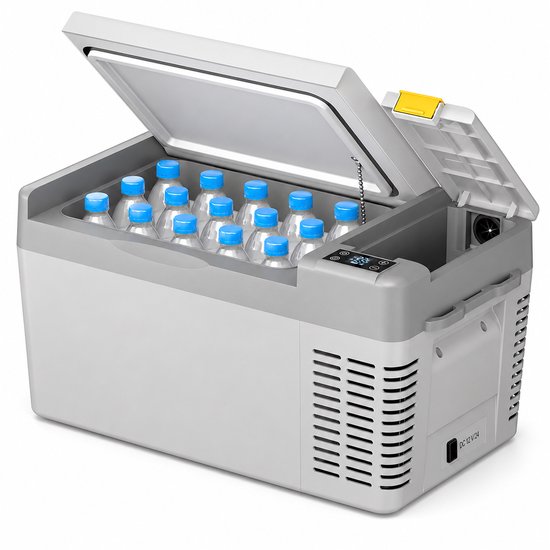 Compressor Koelbox 29L met Vriesfunctie - Elektrische Koelbox 12V/24V Zwart