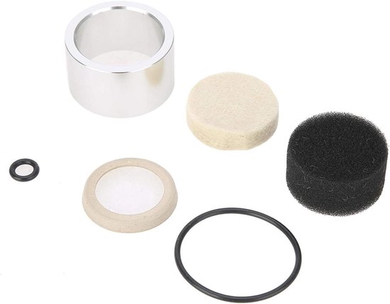 Compressor Reparatie Kit - Zuiger Reparatie Set - Voertuig Onderhoud - Originele Compressor Vervanging - 12 Volt - Zilver van Merkloos