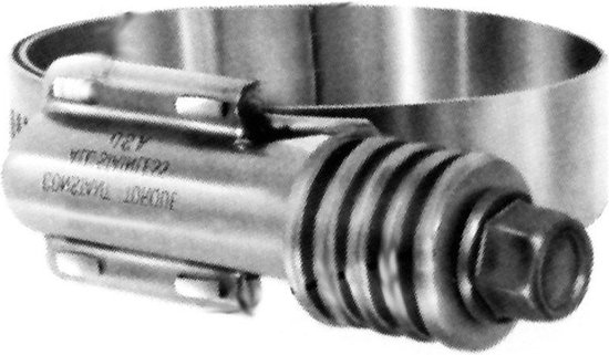 Constant Torque Clamp - roestvrij staal - 76 mm van Mikalor