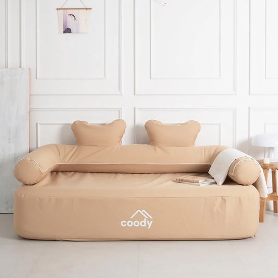 Coody SOFA - Inflatable sofa - Opblaasbare loungebank - Luchtmeubel - Opblaasbank - Lichtgevend LED van Merkloos
