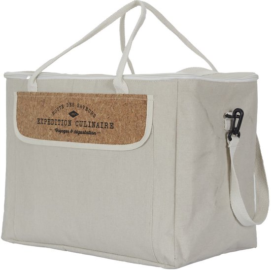 Cook Concept Koeltas Miami - voor lunch en drankjes - 18 liter inhoud - 41 x 24 x 30 cm - Draagband - wit