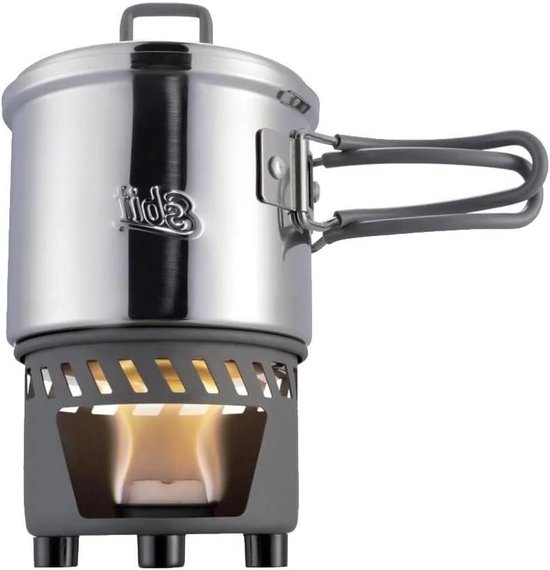 Cooking Set Stainless Steel Pans - Dry Fuel
