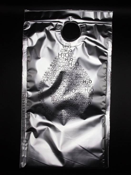 Cool BottleBag - Waterfles Koeltas - Isolerende Flessenkoeler - Herbruikbaar - Zilver