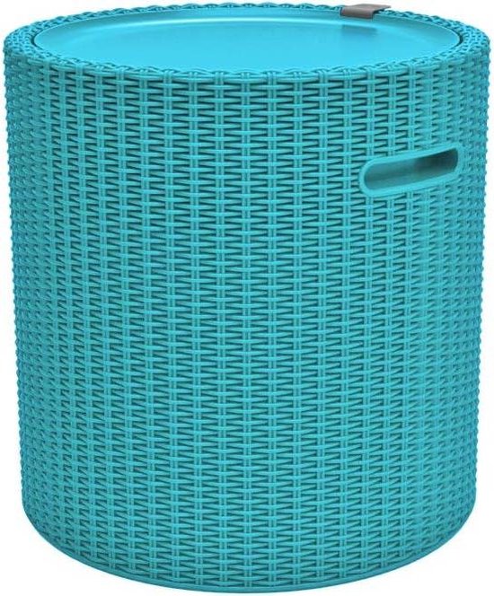Cool Stool 39 liter - Turkoois - Multifunctionele Opbergkruk Cool Box Stand van Keter