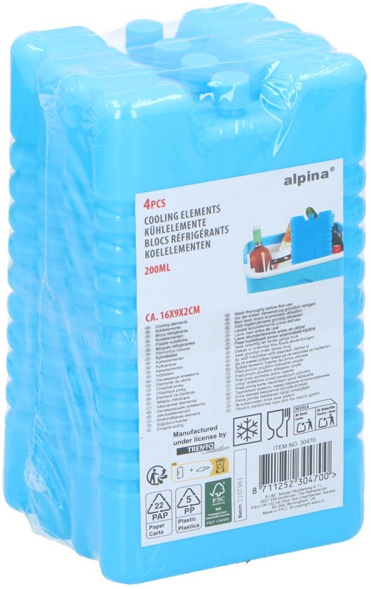 Cooling elements 4x220ML