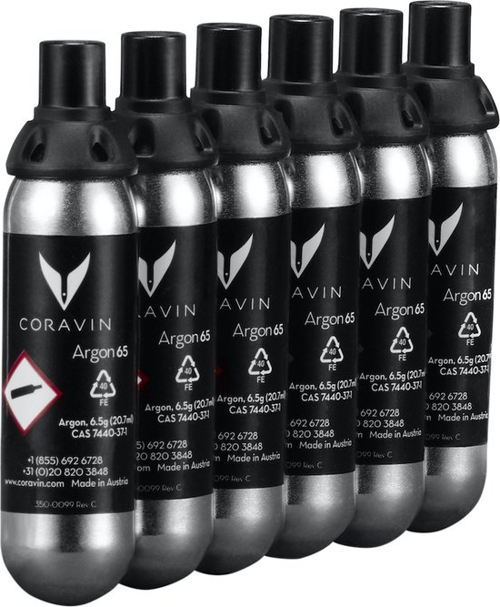 Coravin Argon Capsules - 6 stuks van Coravin
