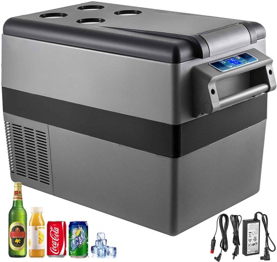 CORE Mini Koelkast - Kleine Koelkast - 35 Liter - Koelbox - Frigobox - Mini Vriezer - Draagbare Koeler - 12V - 69x34.5x38cm