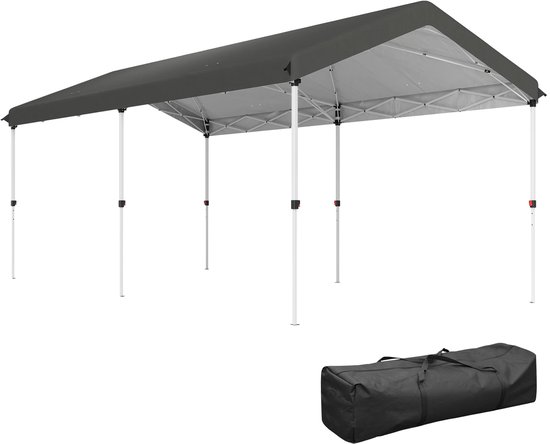 Corenia Opvouwbare Partytent 6x3 meter - UV50+ bescherming - voor 8 personen van Merkloos