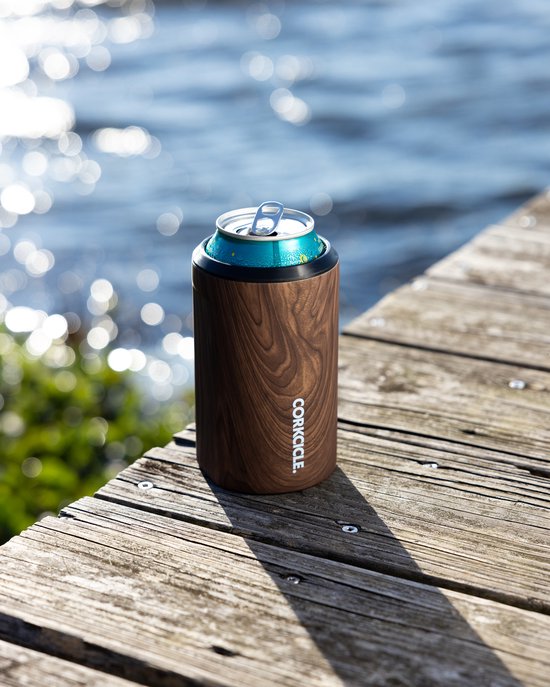 Corkcicle Can Cooler-Walnut Wood-blikjeskoeler- koeler van Corkcicle