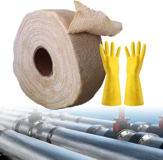 Corrosiebestendig petrolatum-plakband: 50 mm x 10 m bruin corrosiewerende tape, marine-corrosiebeschermingstape voor aardverbindingen, diepteaardende stalen buis, aardingsband, roestwerende