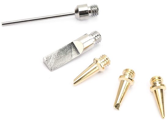 Cosensi - Dailygoods - Set van 5 Mini Soldeerpuntjes voor Butaan Soldeerbouten