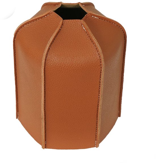 Cosensi - PU Leather Camping Gas Canister Cover - Beschermhoes Gasfles - 450g - Duurzaam en Handgemaakt - Ideaal voor Kamperen - Geschikt voor 230g...