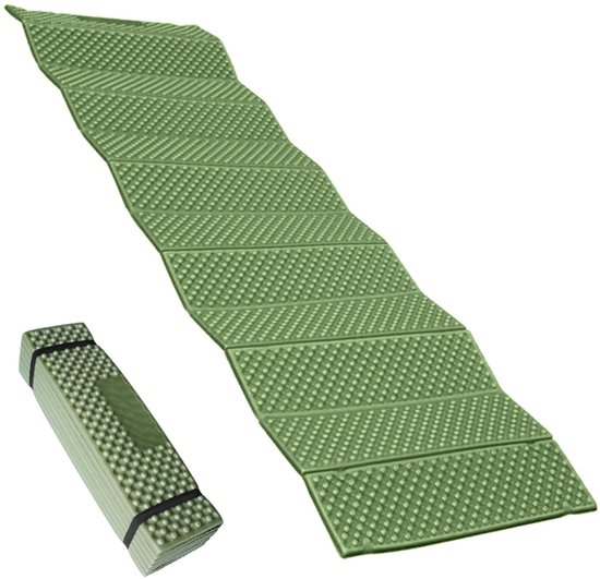 Cosensi - Schuimkampeermatje - Lichtgewicht Opvouwbaar Matras - Vochtbestendig en Comfortabel - 186 x 57 x 2 cm - Geschikt voor Wandelen en Backpac